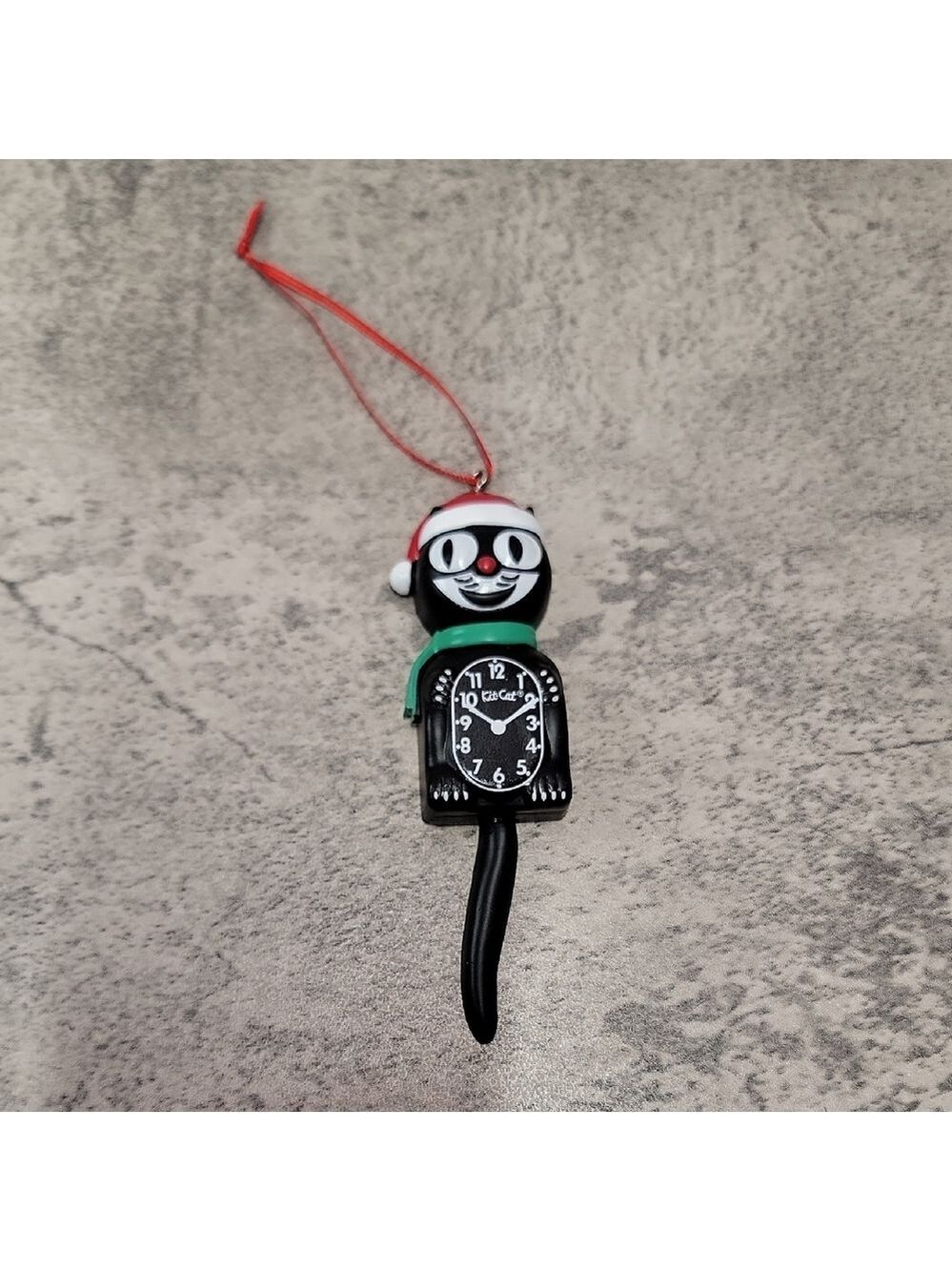 Black Kit Cat Klock clock Christmas Tree Ornament - Picture 5 of 6
